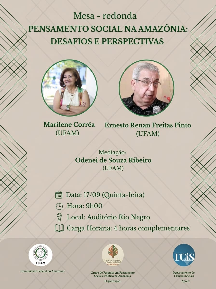 Mesa - Redonda - Pensamento Social na Amazônia: Desafios e Perspectivas